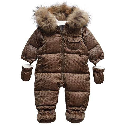 baby boy fendi shirt|fendi baby snowsuit.